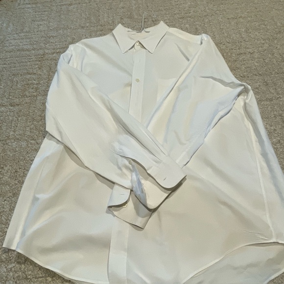 FG Field Gear Oxford Shirt Mens Large Casual Button Down Classic White - Picture 1 of 5